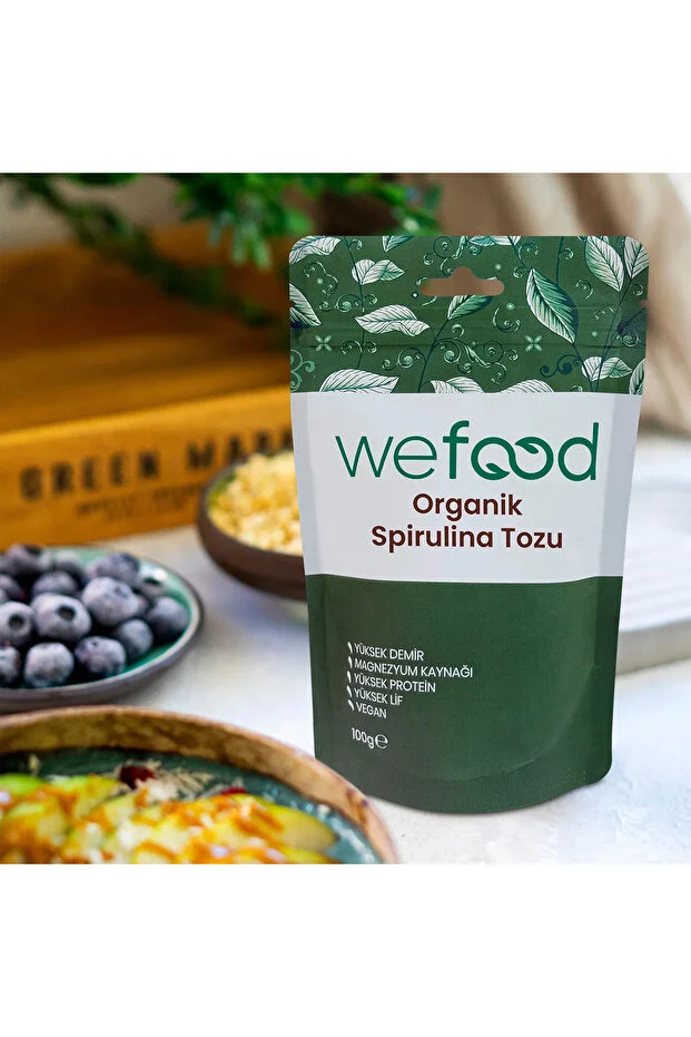 Organik Spirulina Tozu 100 gr Organik Spirulina Tozu 100 gr